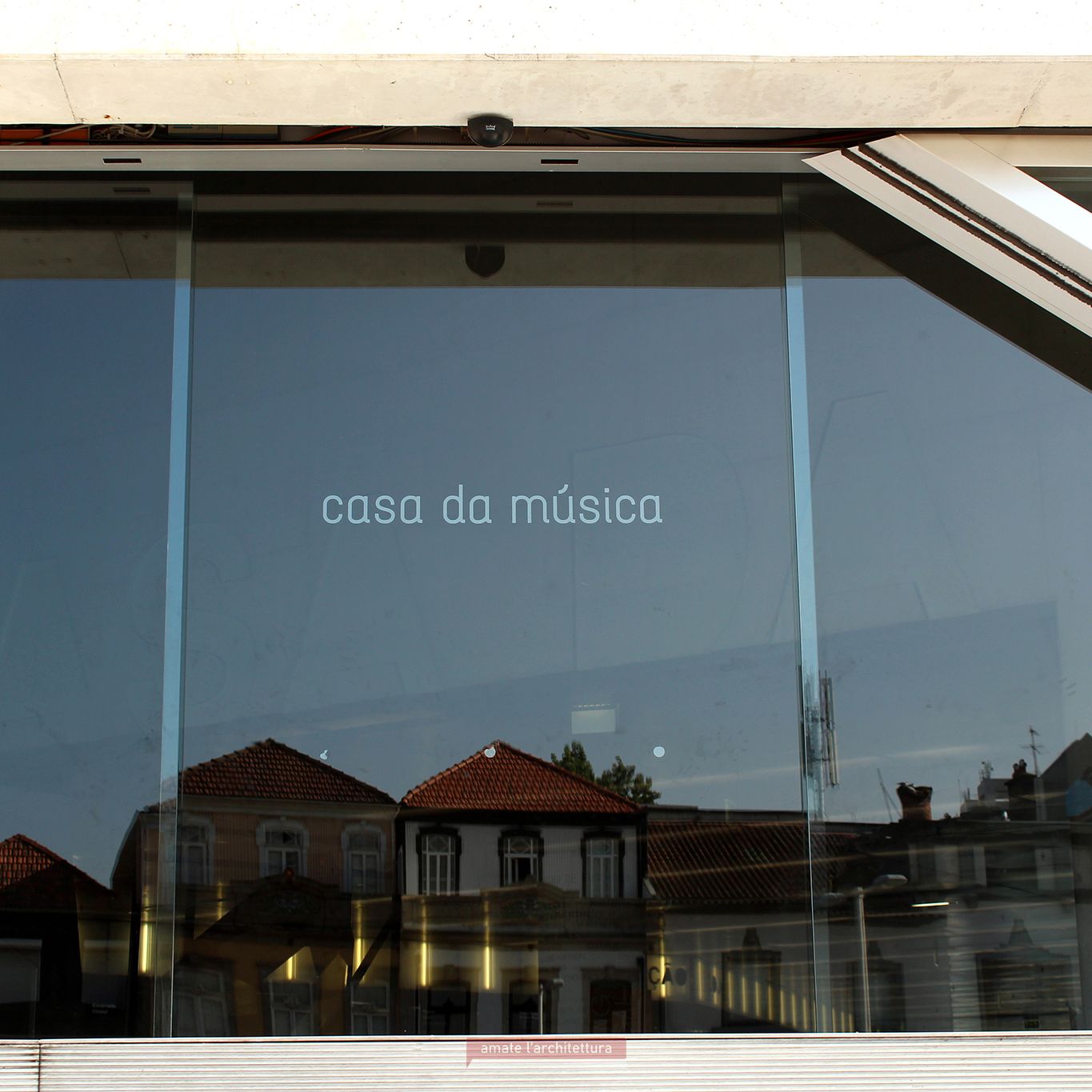 Vetrata di ingresso - Casa da Música - Porto - O.M.A.