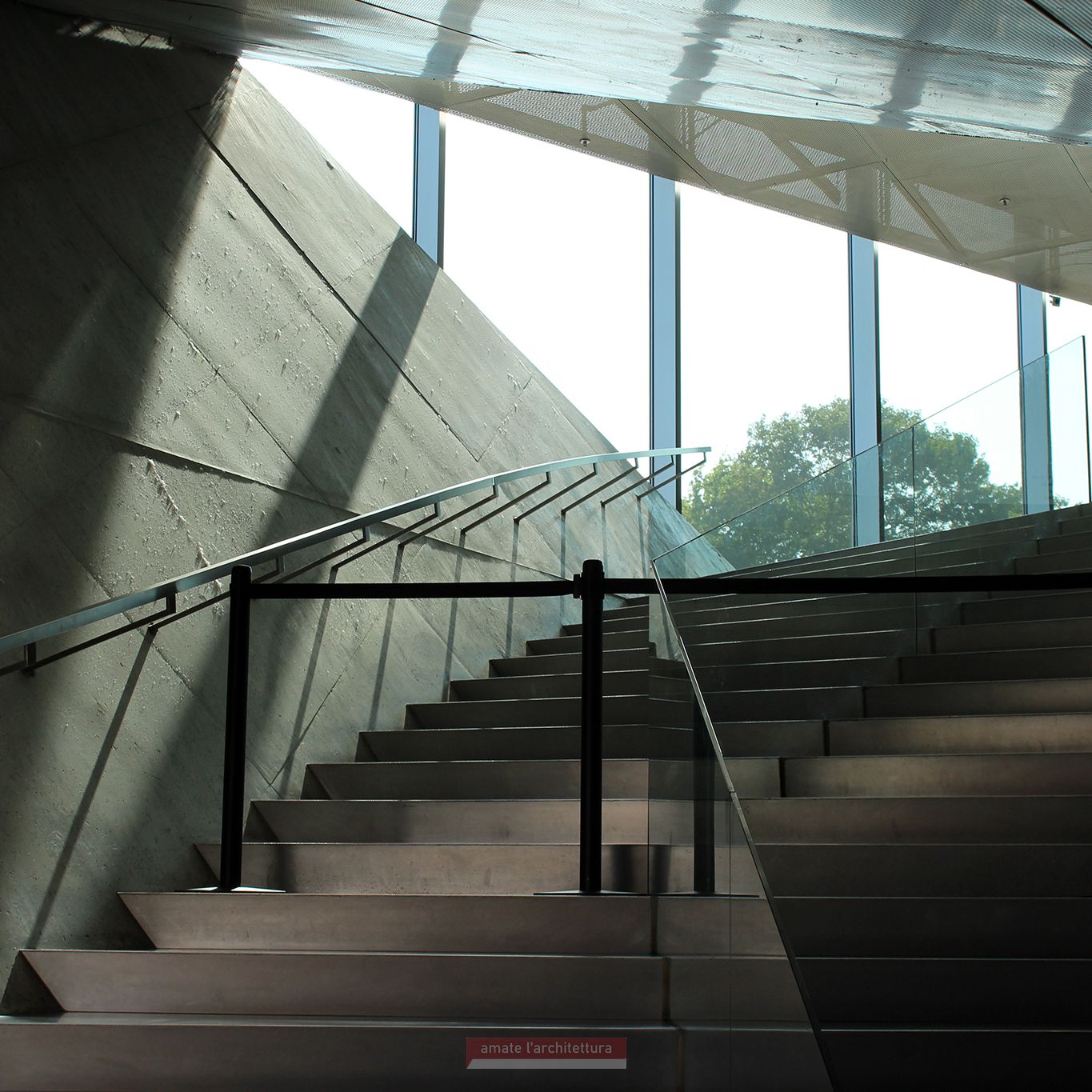 Scala di accesso alla Sala Suggia - Casa da Música - Porto - O.M.A.