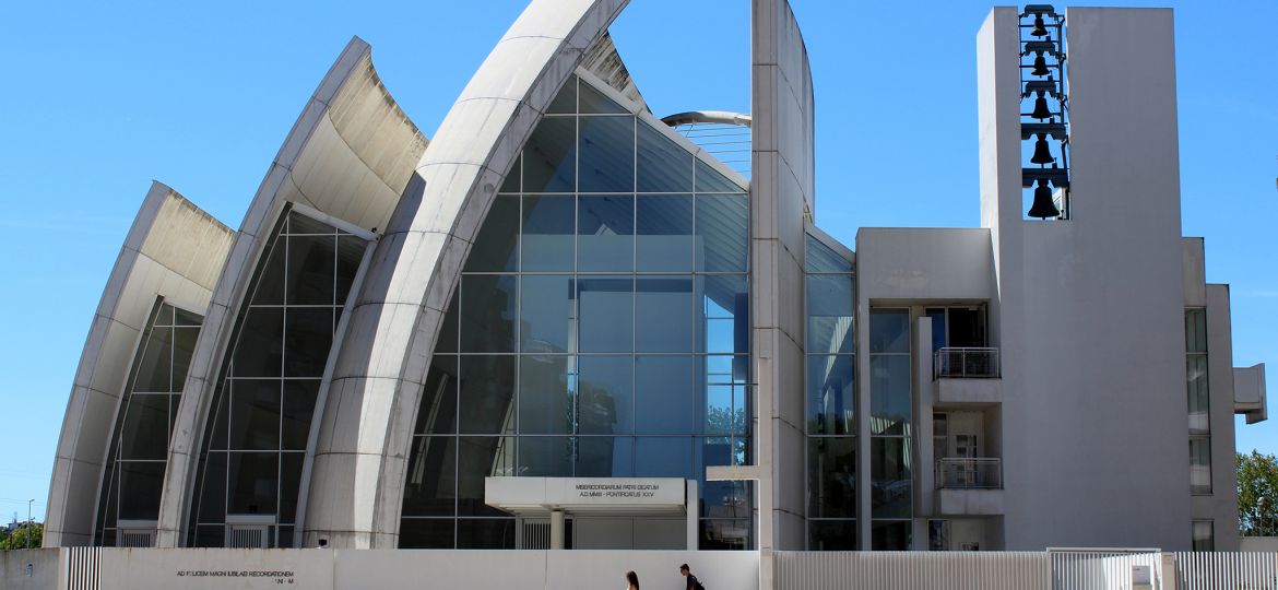 Esterno - Chiesa di Dio Padre Misericordioso - Richard Meier
