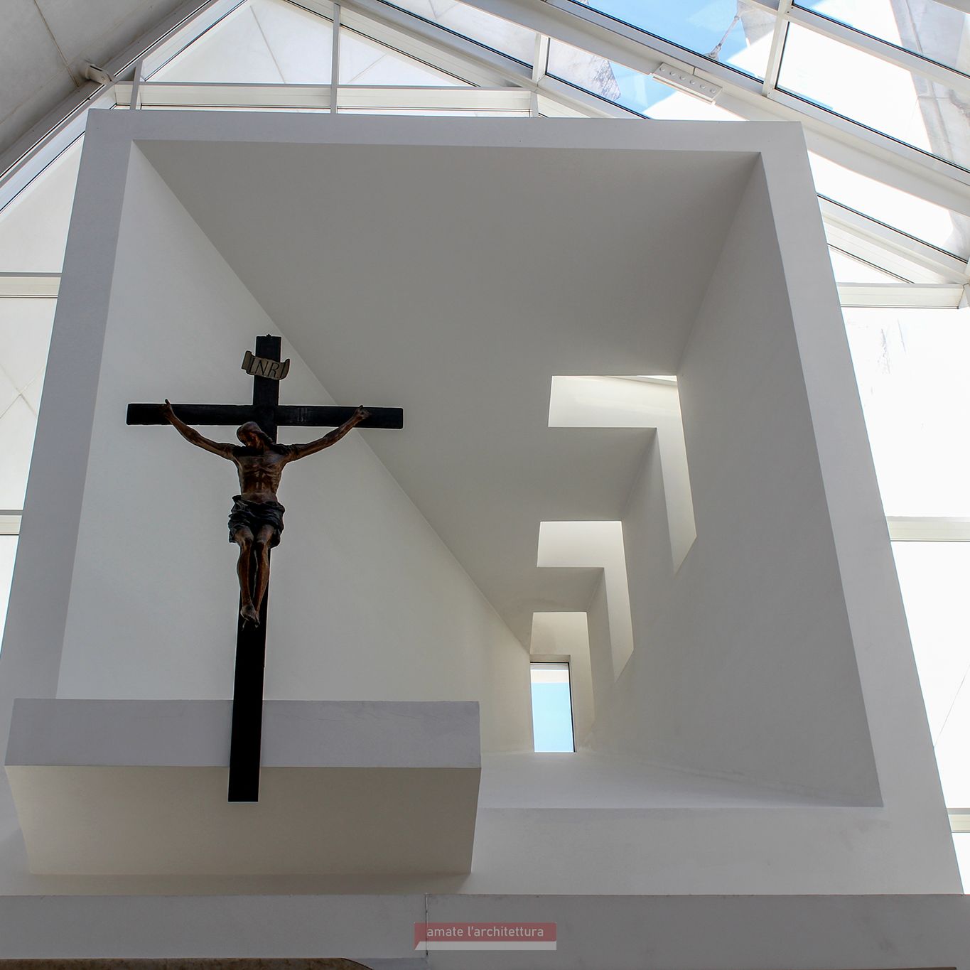 Interno - Chiesa di Dio Padre Misericordioso - Richard Meier