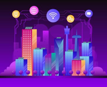 smart-city-connessa-con-internet-delle-cose-gratuito-vettoriale